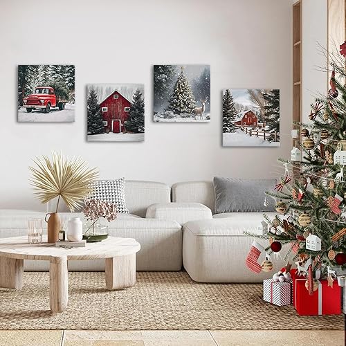 Miniatura 80 de Decoración rústica de cabaña, arte de pared de oso de vida silvestre, bosque, guardería, águila, lobo, alce, ciervo, imágenes para sala de estar,