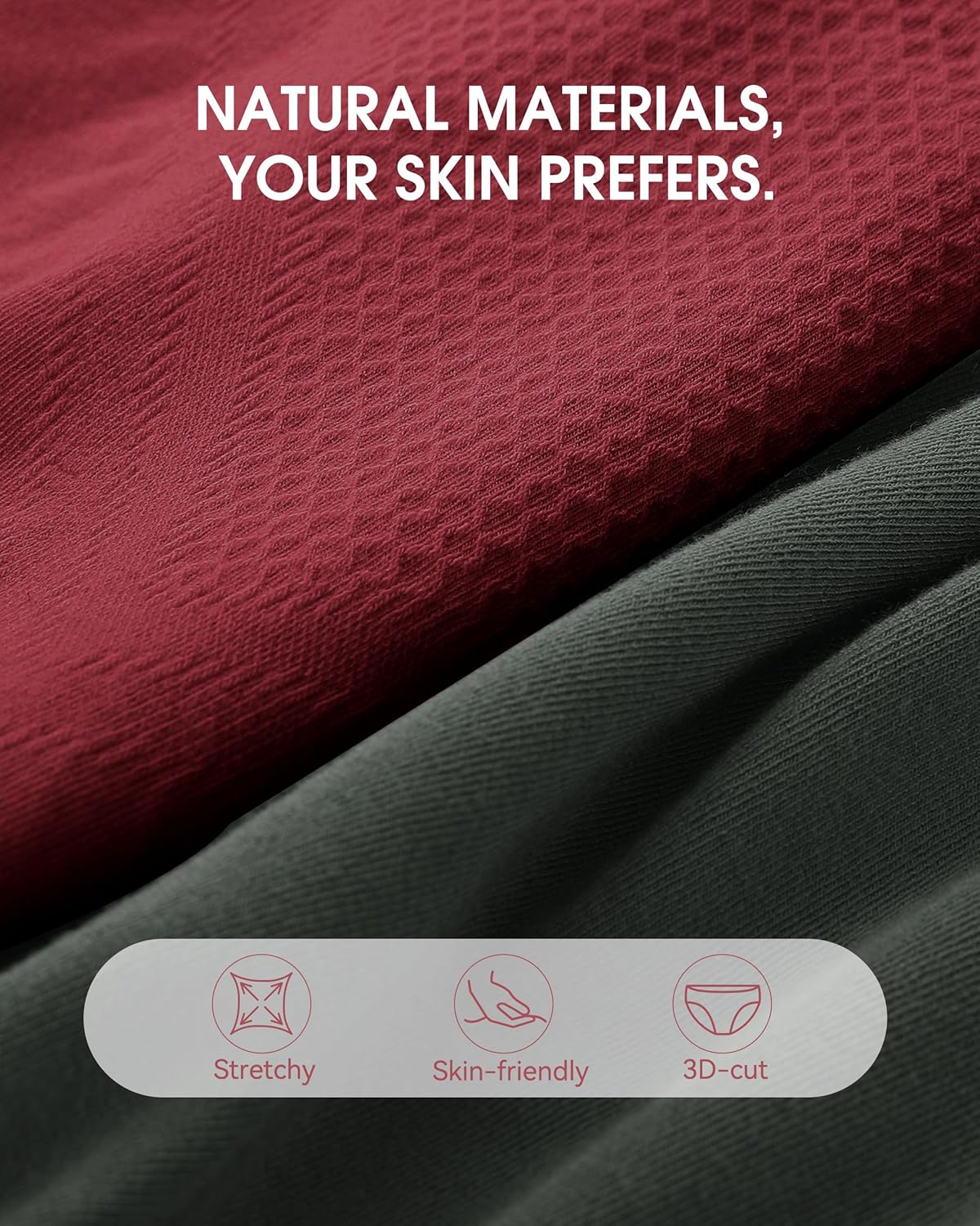 BAMBOO COOL Women's Underwear Ladies Brief Seamless Panties Moisture Wicking Stretchy Full Coverage - Image 2