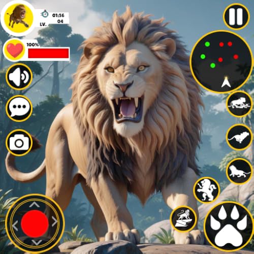 Simulateur de Vie de Lion Sauvage 3D