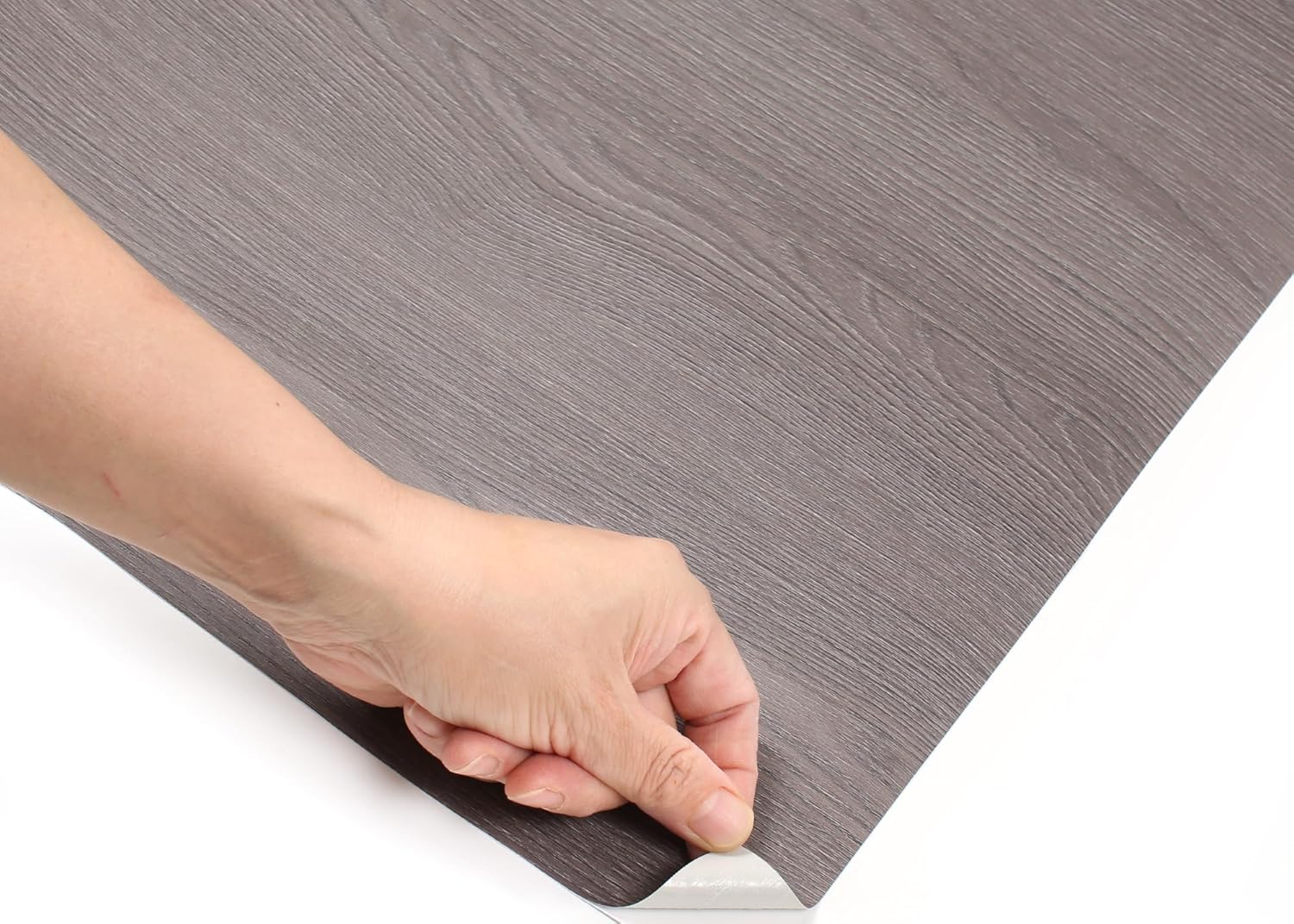 ROSEROSA Peel and Stick Premium Faux Wood Contact Paper Self-Adhesive Wallpaper Door Wrap Counter Top Border Mirror Molding Trim PW132