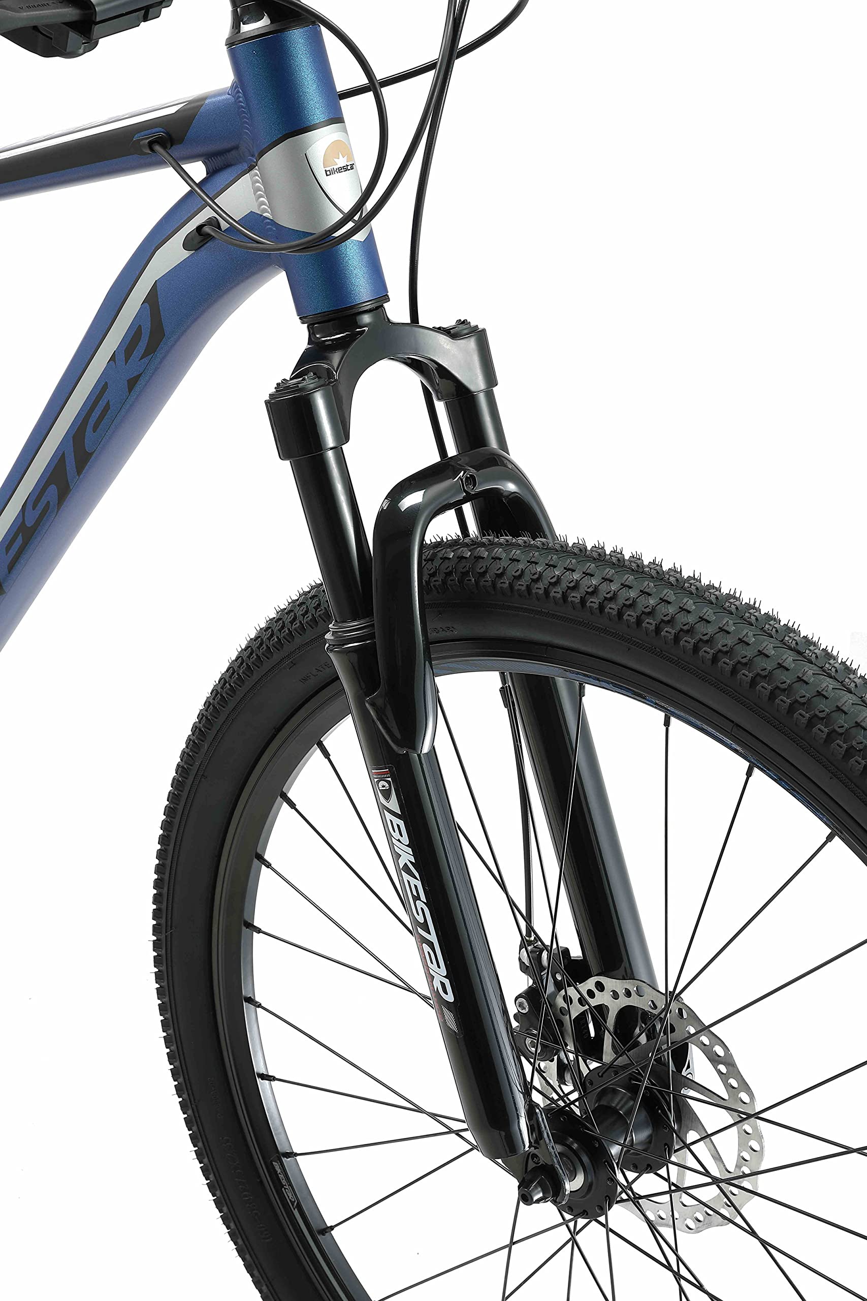BIKESTAR Bicicleta de montaña Hardtail de Aluminio, 21 Marchas Shimano 27.5" Pulgadas | Mountainbike con Frenos de Disco Cuadro 14, 16, 18" MTB