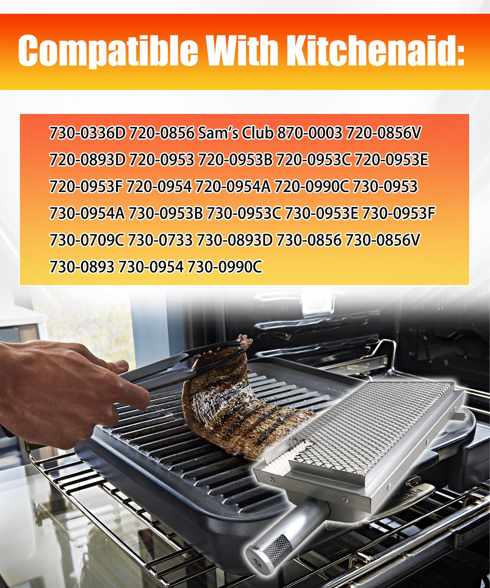 Część zamienna palnika do grilla gazowego kompatybilna z Jenn Air 720-0720 Nexgrill 740-0781 Kitchenaid Nex 720-0720 NXG20001486A0 ceramiczny palnik boczny na podczerwień