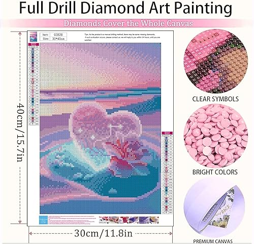 Miniatura 6 de Lindos kits de pintura de diamantes para adultos, kits de arte de diamantes para dibujos animados, kits de arte de gemas para adultos para regalo,