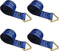 Vista 35 de Mega Cargo Control Correa de cabrestante negra de 3 pulgadas x 30 pies con anillo Delta, para transporte, construcción, madera, 1 paquete