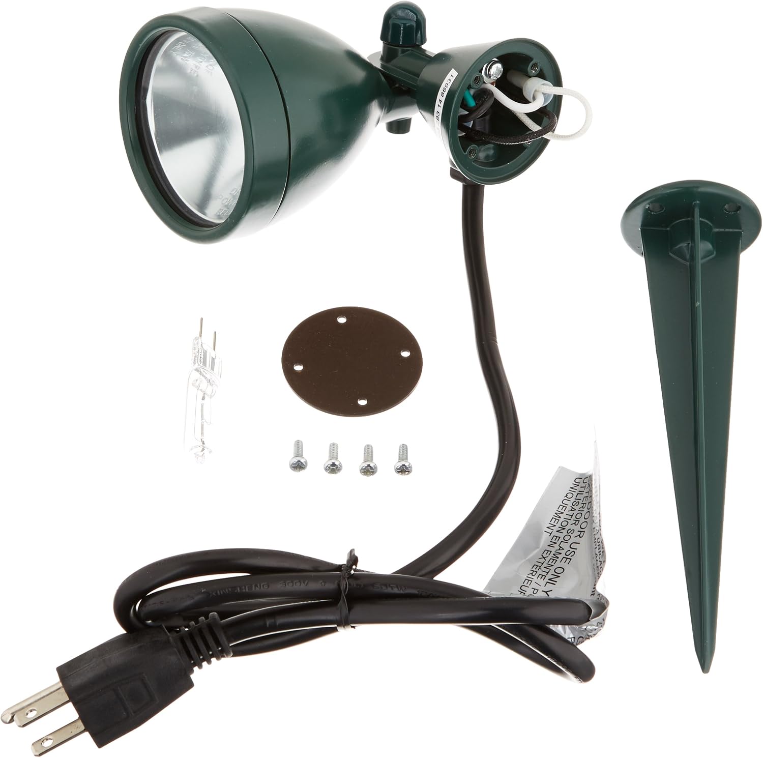 EATON Lighting SP100 75W Halogen Landscape Light, Green