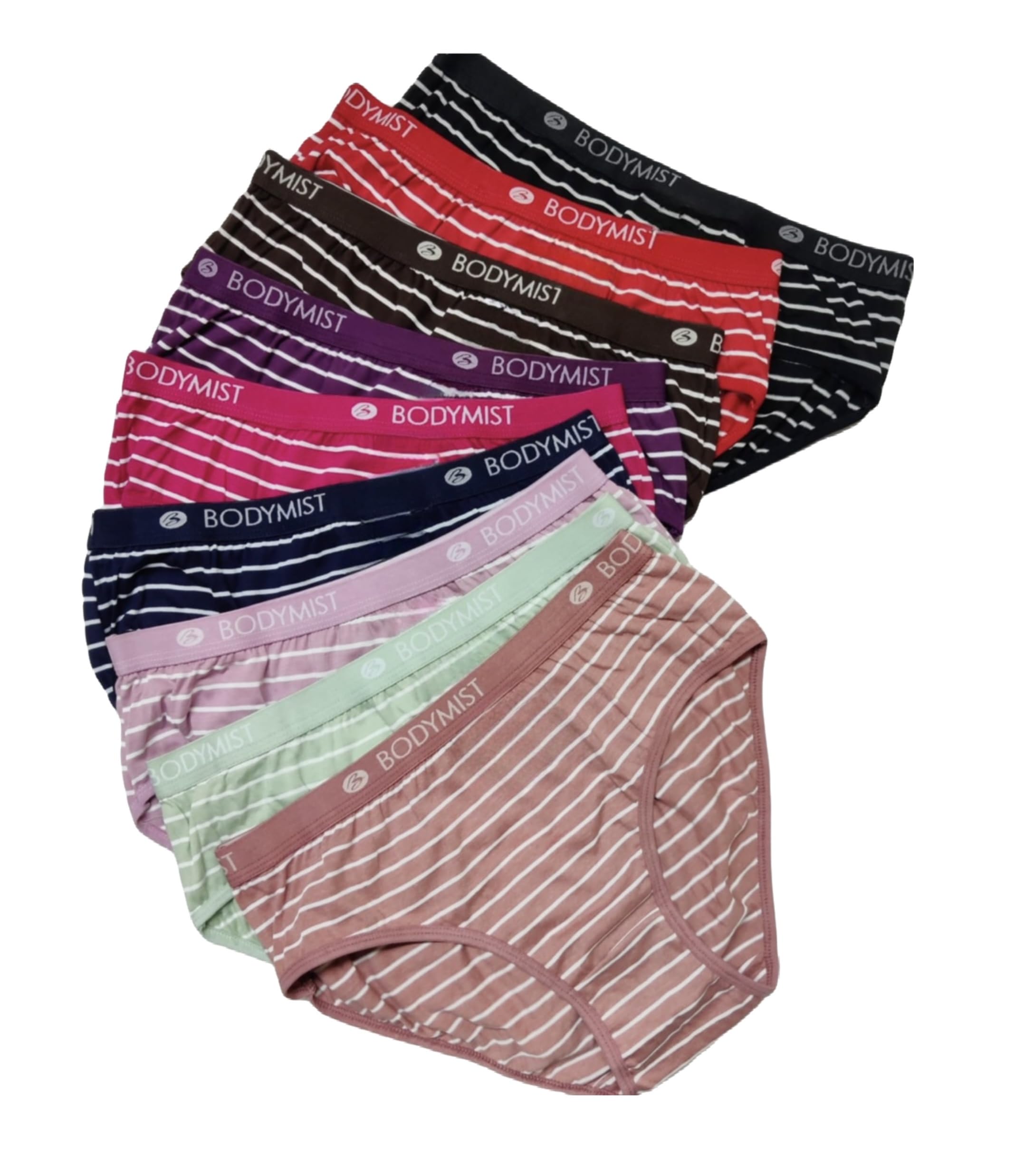 Women Hipster Cotton Panties Hipster, Stretchable Panty,Soft and Comfortable Underwear Multicolour- Pack of 3 Briefs (Colors May Vary)-image-3