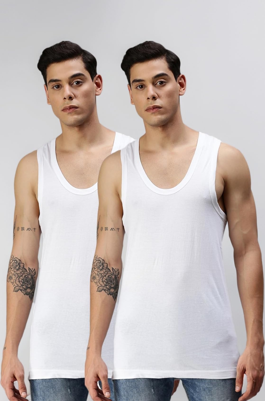 Men's Cotton Vest (Pack of 2)