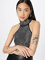 Vista 5 de GUESS Top sin mangas Celeste Mirror Turtlenk para mujer