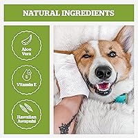 Vista 3 de Pogi's Grooming Wipes, 100 toallitas antisépticas para perros y gatos