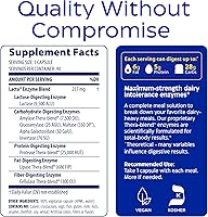 Vista 7 de Enzymedica Lacto, Píldoras Avanzadas de Lactasa para el Apoyo a los Lácteos, Ayuda a Descomponer la Lactosa, Caseína y Grasa, Píldoras de Alivio