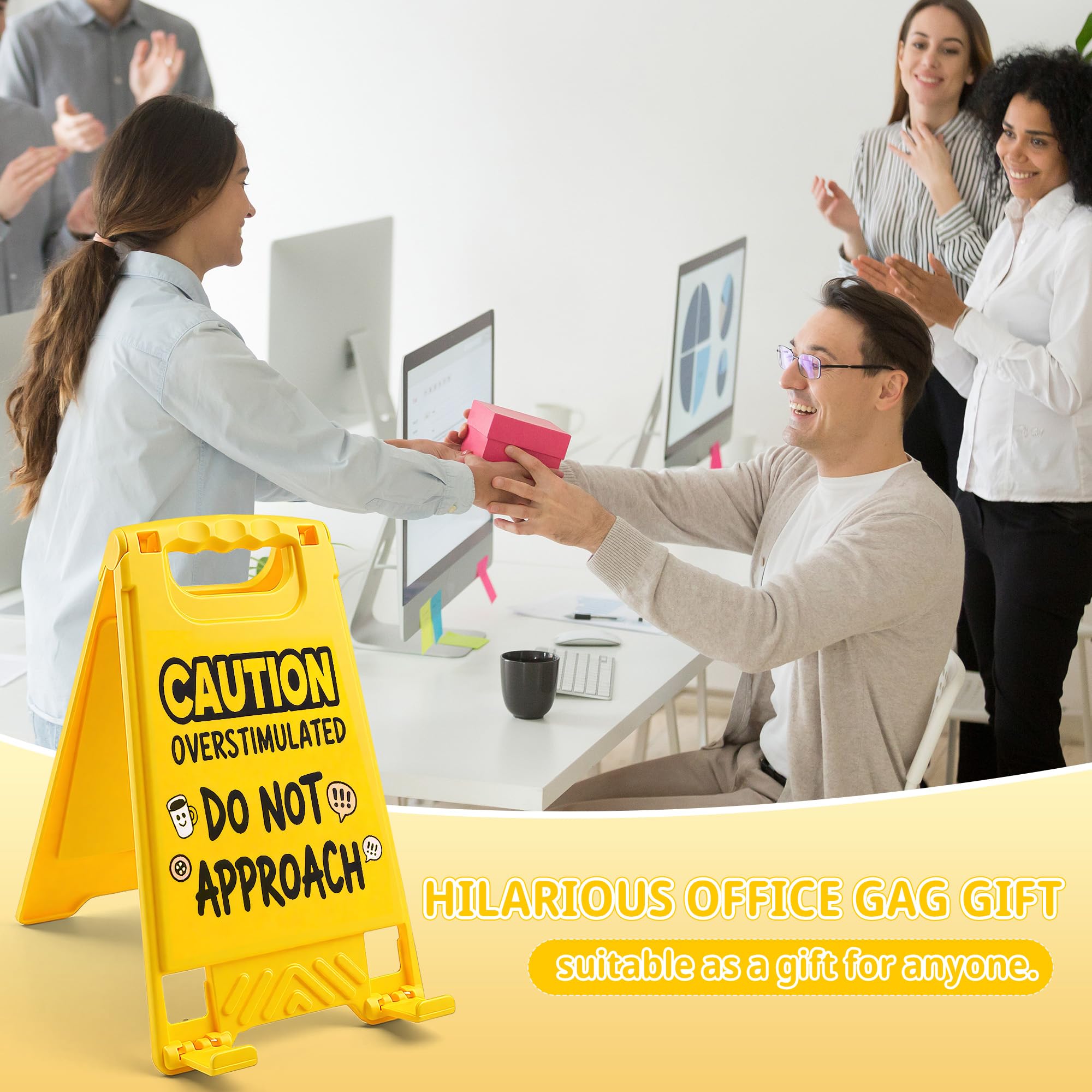 Divertente accessorio da scrivania, decorazione per cubicolo dell'ufficio, regali per uomini e donne, accessorio decorativo unico per scrivanie per colleghi, compagni di squadra, dipendenti capo