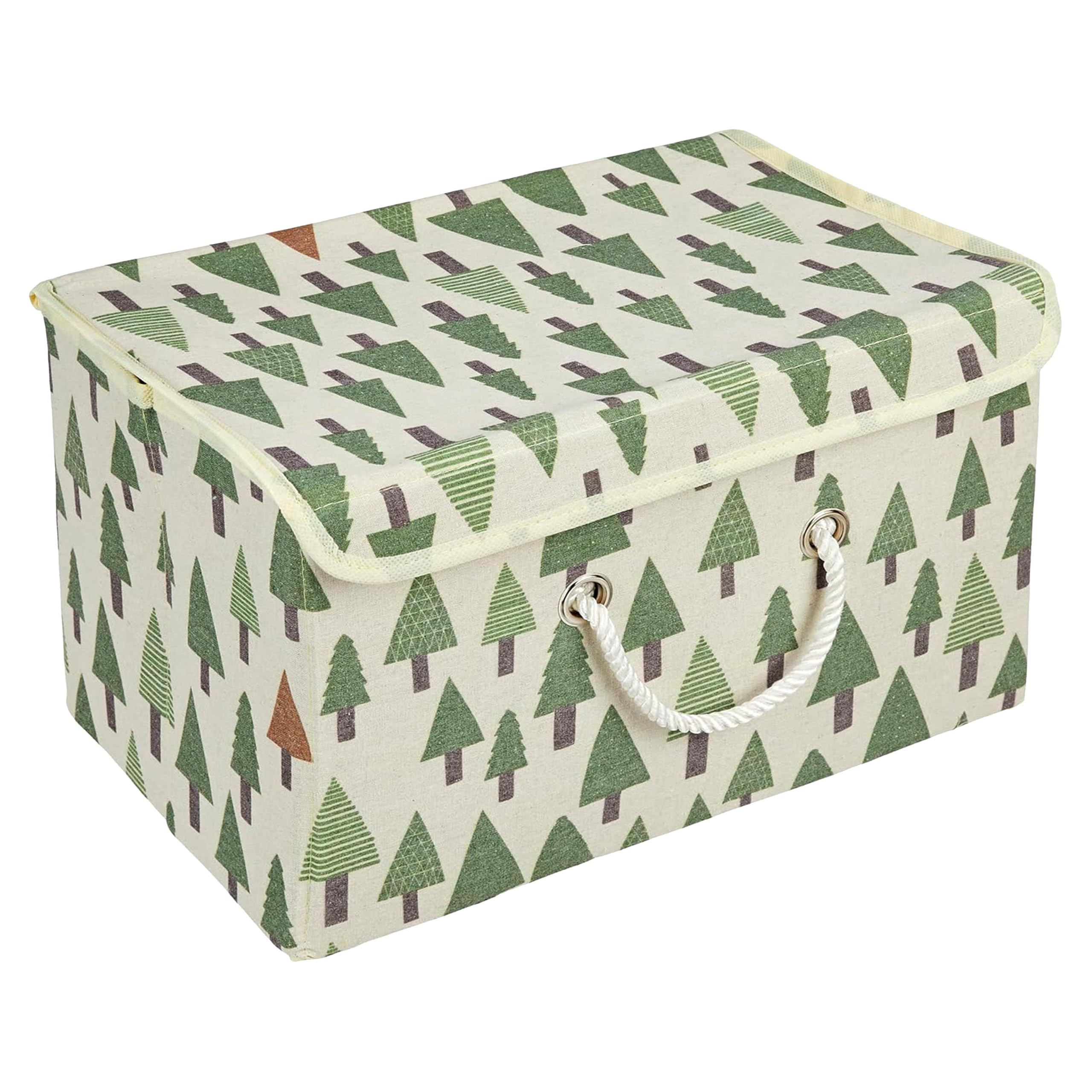 Amazon Brand - Solimo Small Foldable Storage Box with Lid | Toys Storage Bin | Wardrobe Organizer for Clothes | Front Handle | Sturdy | 26 x 20 x 17 cm (Green) (B0D1VJ35P7) Amazon Price History, Amazon Price Tracker