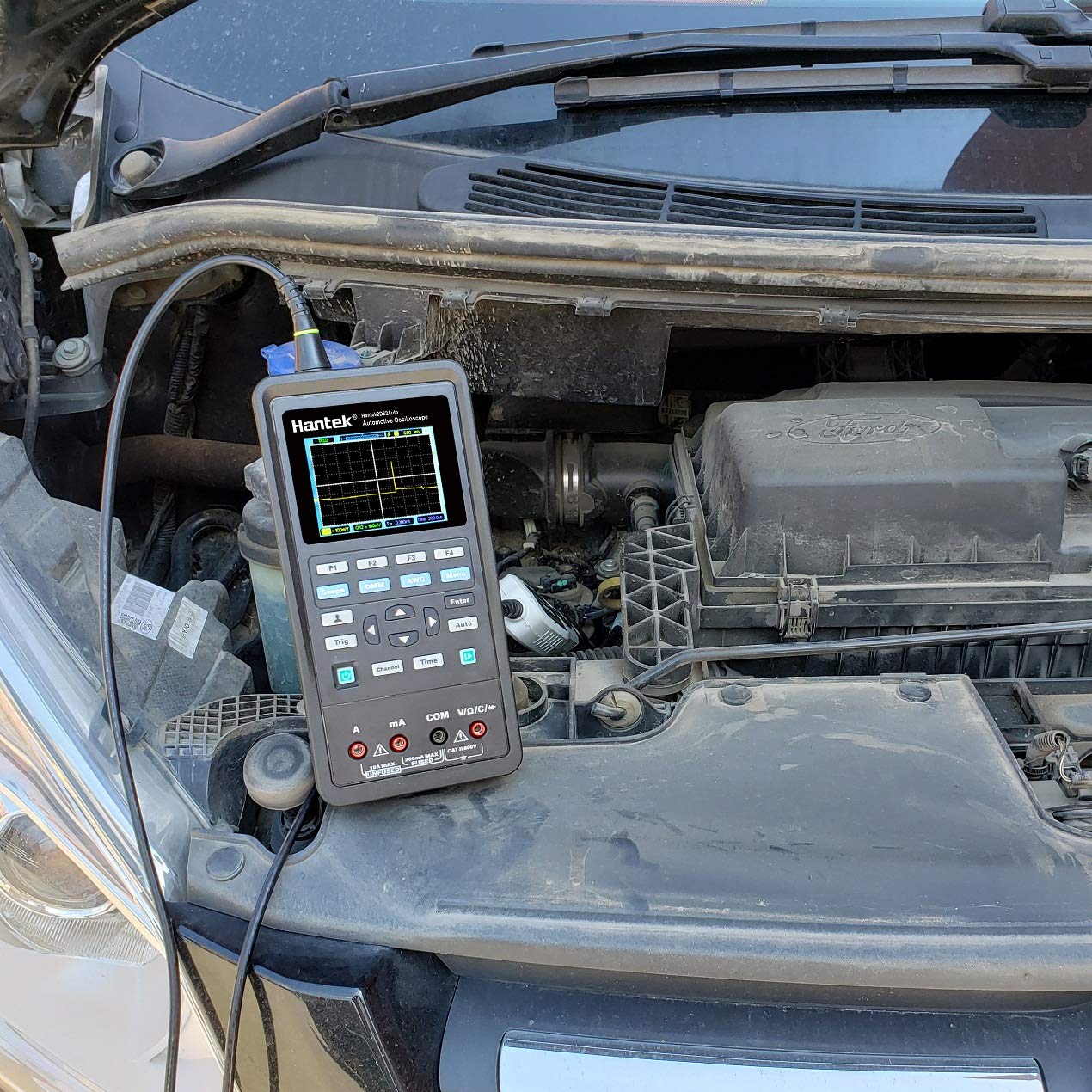 Hantek Professional Automotive Oscilloscope 2D82AUTO, 4 in 1 Handheld