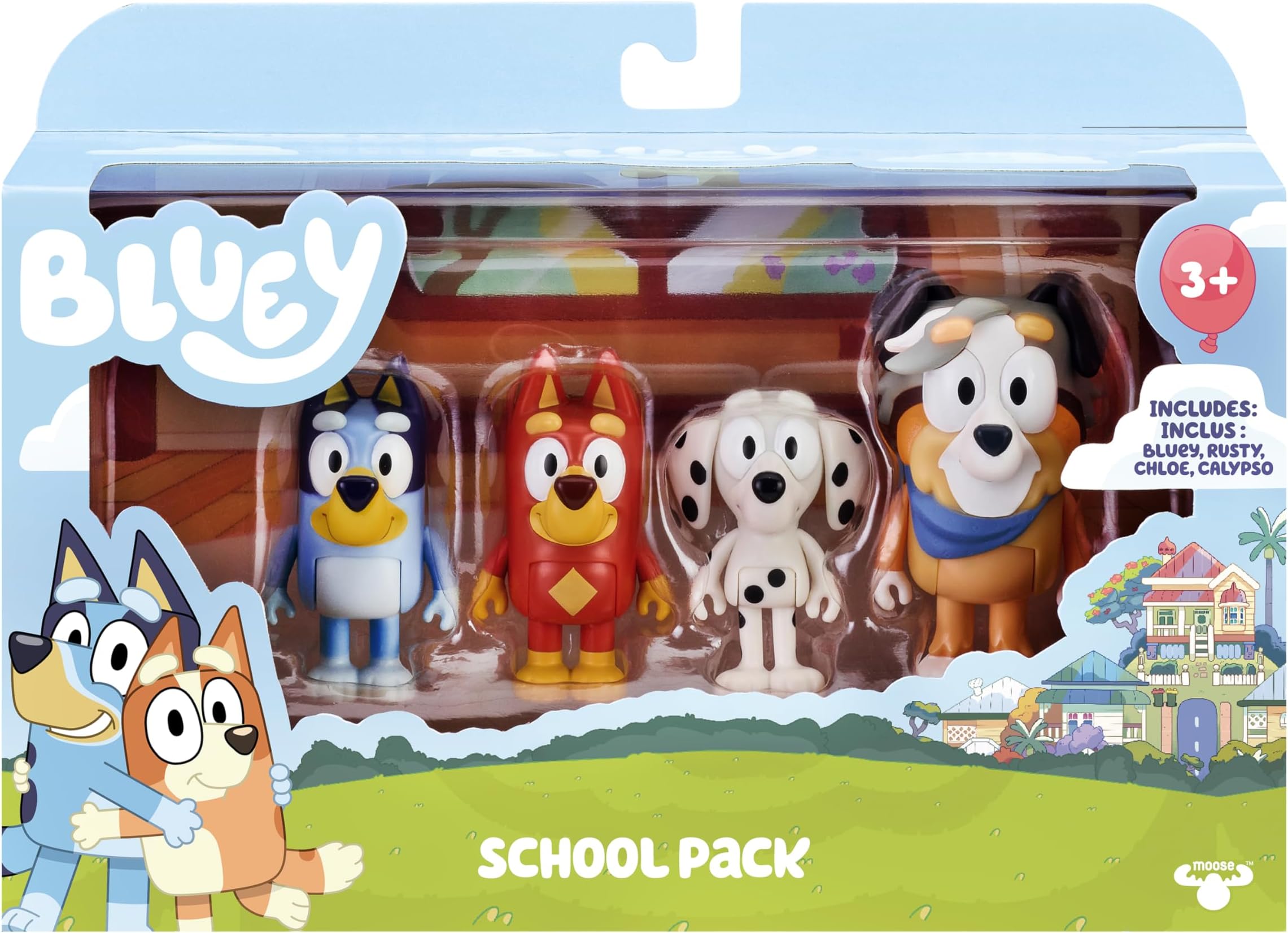 Bluey 4 Figure Packs