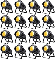 Vista 11 de HOLDLAMP Foco COB LED Luz de Escenario Luces Par de Fiesta Blanco Cálido Frío DMX Focos Portátiles Carcasa de Metal Luz Estroboscópica Brillante