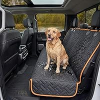Vista 2 de iBuddy Bench - Funda de asiento de coche para coche, SUV, camión, impermeable, para niños, sin olor, resistente y antideslizante, para perros