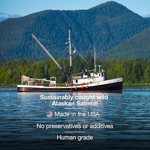 Miniatura 4 de Aceite de salmón puro salvaje de Alaska para perros, gatos, hurones, aceite de pescado líquido Omega 3 de 32 onzas, bomba de alimentos, suplemento