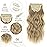 Vigorous Clip in Hair Extensions 6Pcs Mixed Dirty Blonde Hair Extension Clip Ins 20Inch Natural Soft Synthetic Hairpieces for Women(Mixed Dirty Blonde)