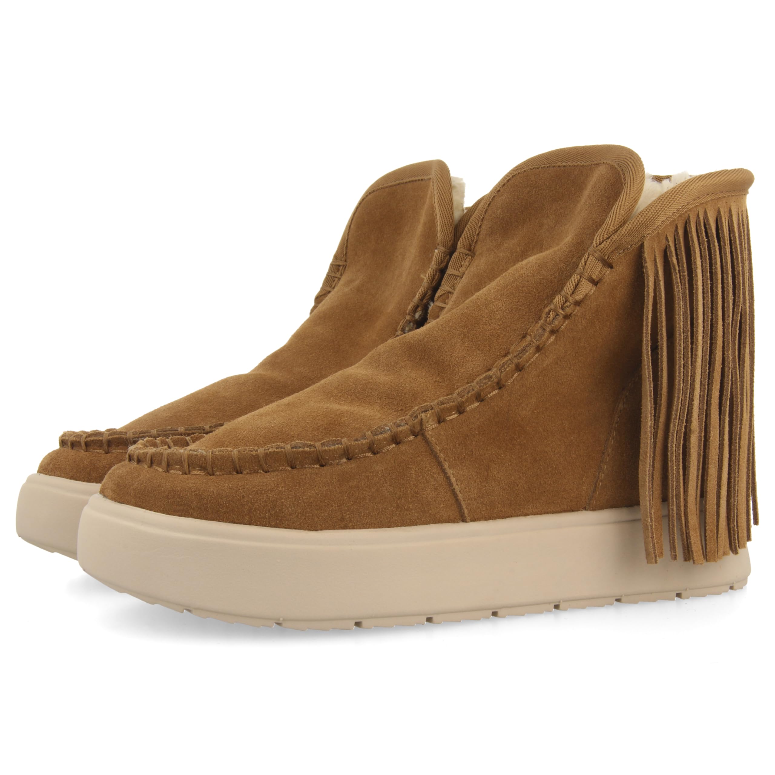 Bottes australiennes à franges Gioseppo Schilde en cuir chaud