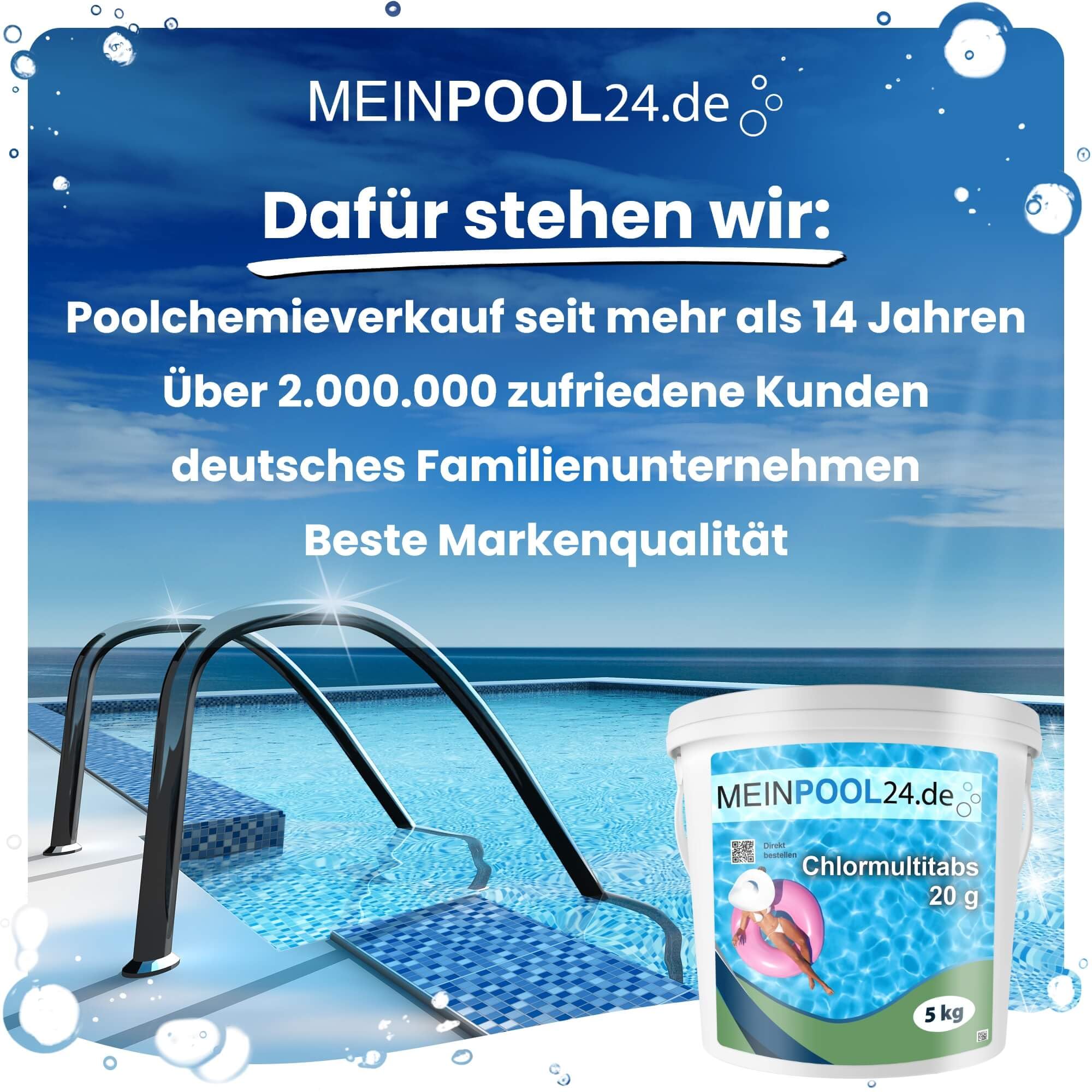 Meinpool24.de 5 kg Chlor Multitabs 5 in 1-20g Tabs Multi Chlortabletten
