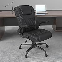 Vista 8 de Silla de Oficina Ejecutiva AnyGod, Sillas de Escritorio Ergonómicas y Cómodas para Computadora con Reposabrazos Abatibles, Soporte Lumbar, Respaldo