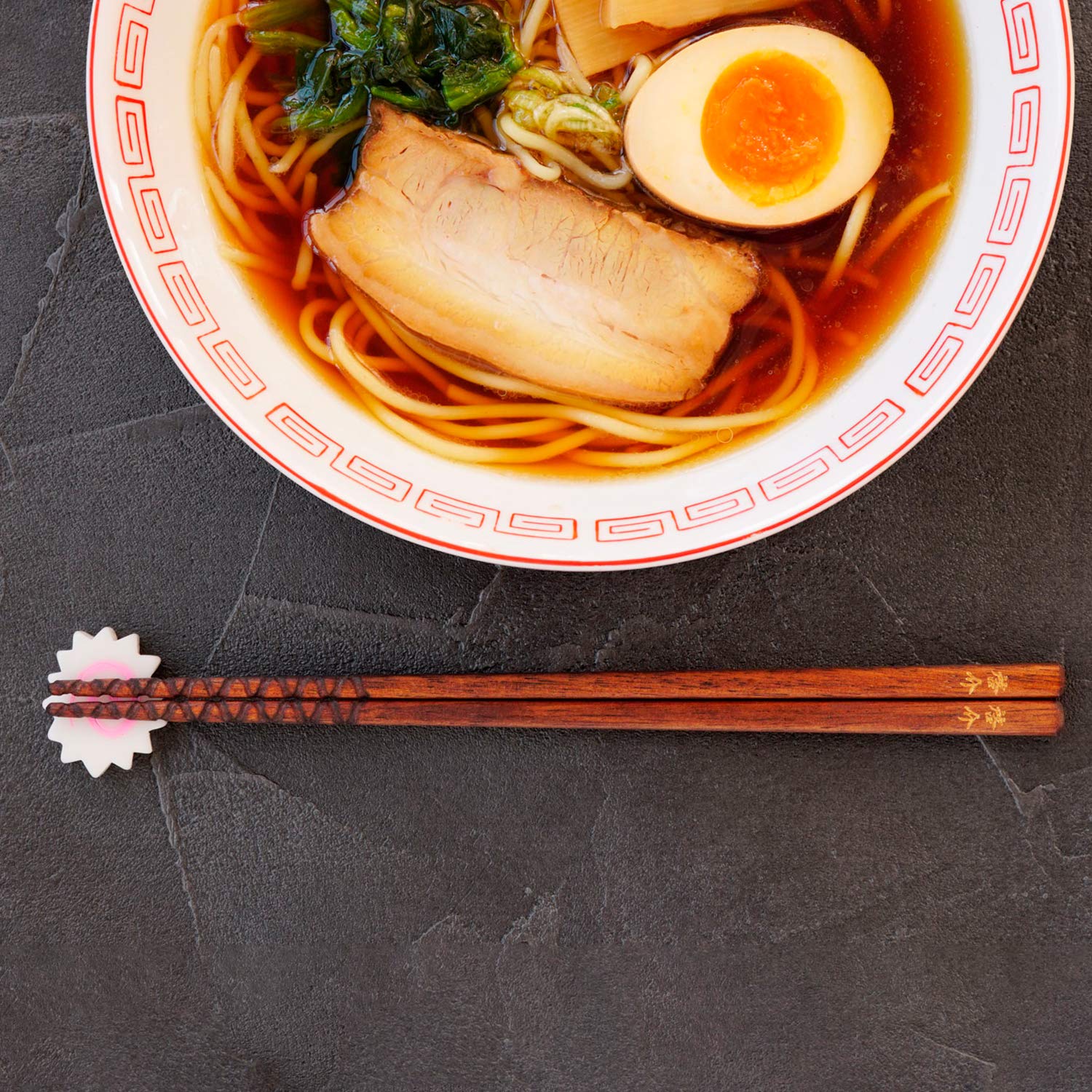 Amazon | きざむ 名入れ 若狭塗 ラーメン専用 箸 箸置き セット