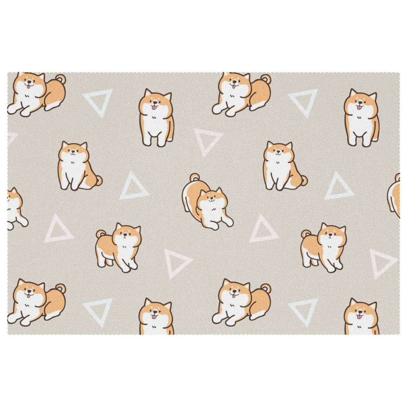 Sets de table chiens mignons : protégez votre table des taches et glissades de plats