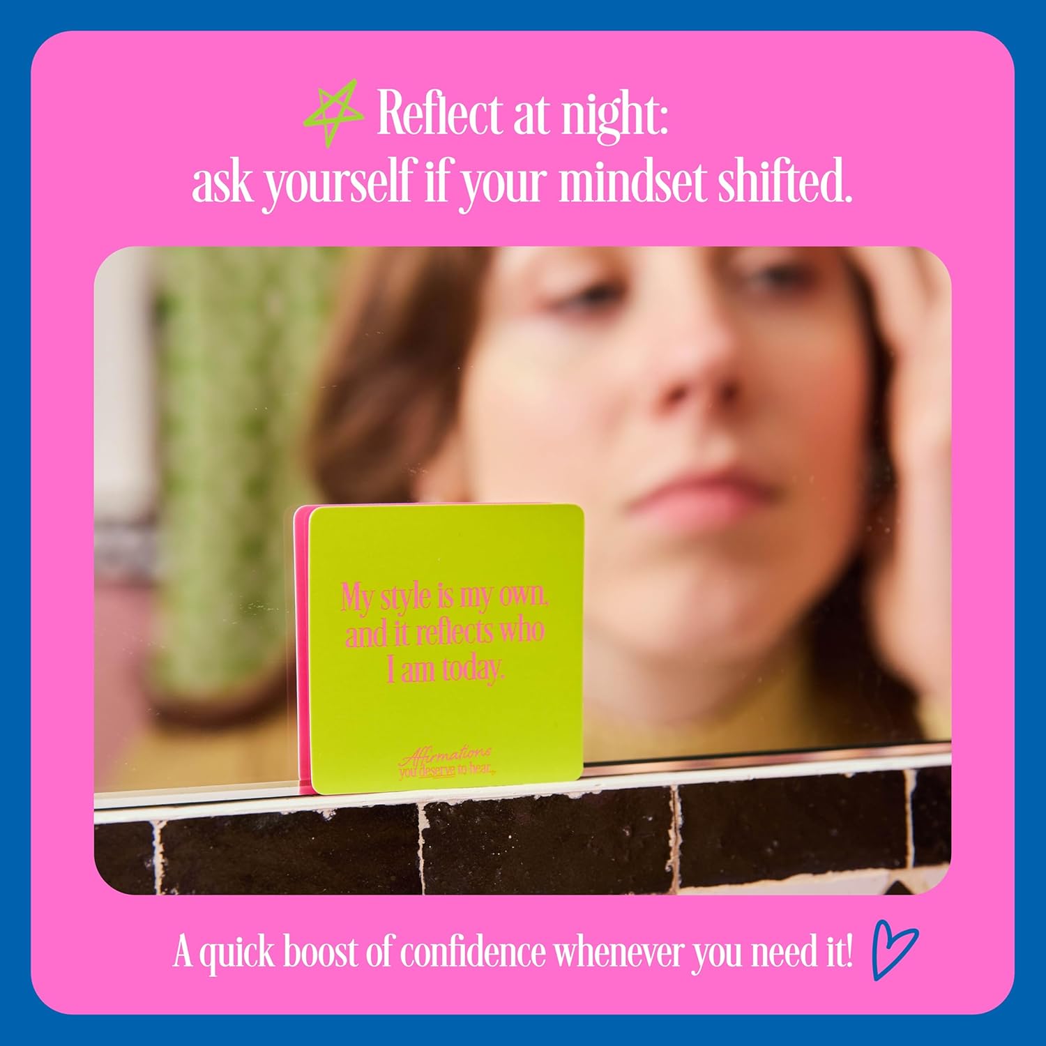 Affirmations You Deserve to Hear by Relatable - Bold Daily Affirmation Cards for Women, Perfect Self Care Gifts for Mom, Birthday Gifts for Women, and Motivational Cards 100 Cards