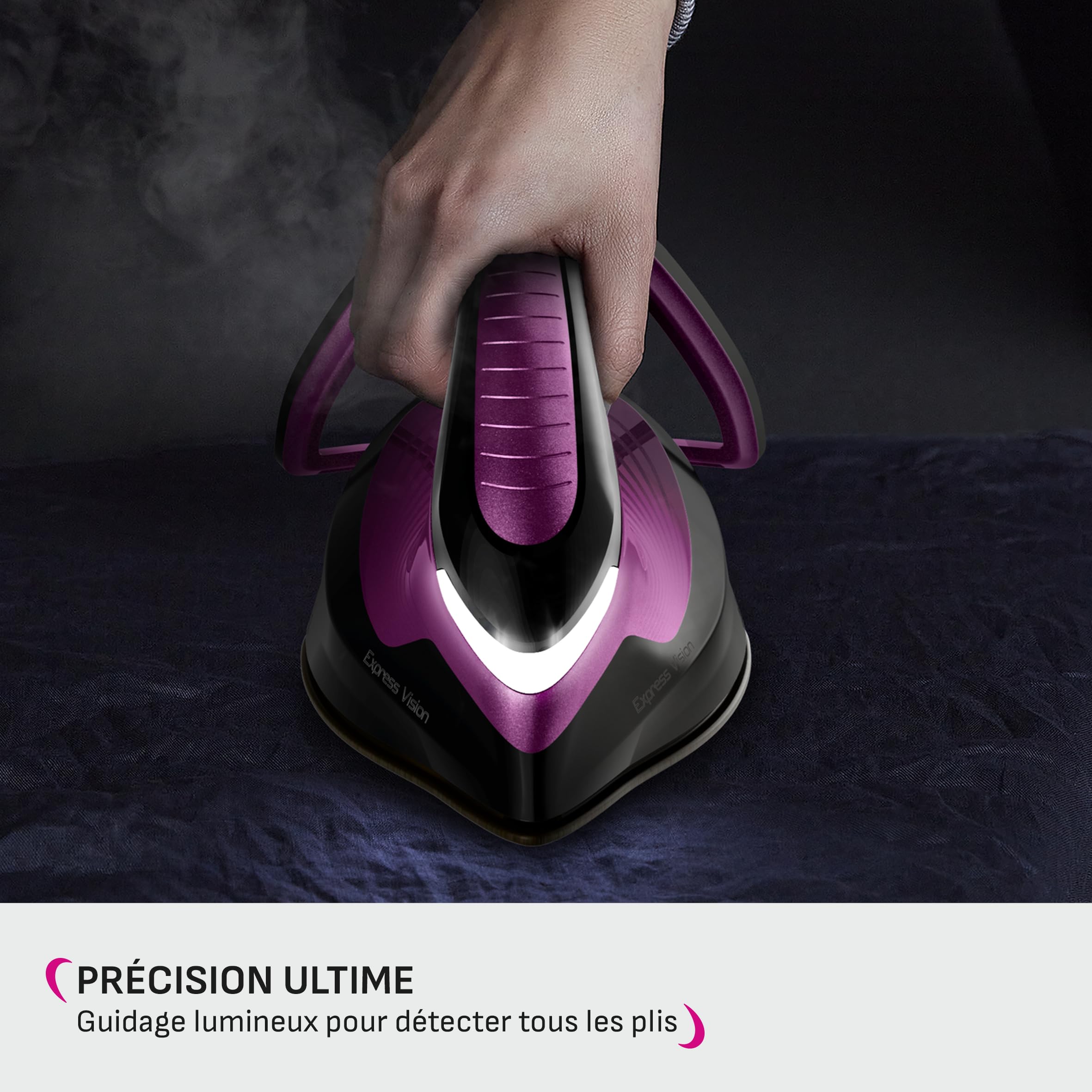Calor Express Power Vision, Centrale Vapeur Classique, Débit vapeur 480 g/min, Sans réglage, Technologie LED Vision, Fabriqué en France, SV8152C0