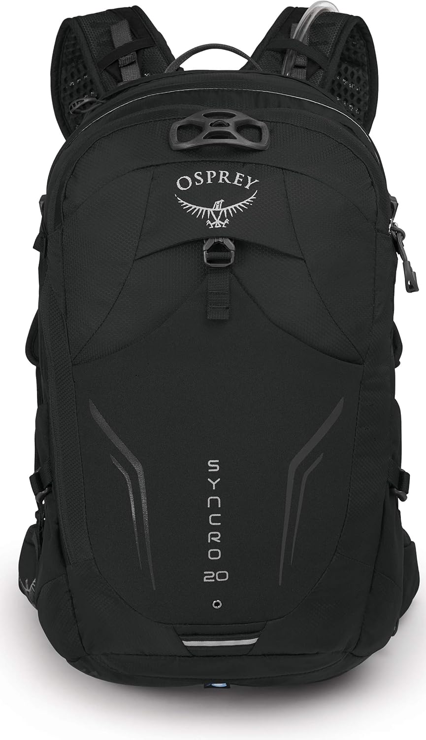 Osprey Syncro 20 with helmet attached using LidLock