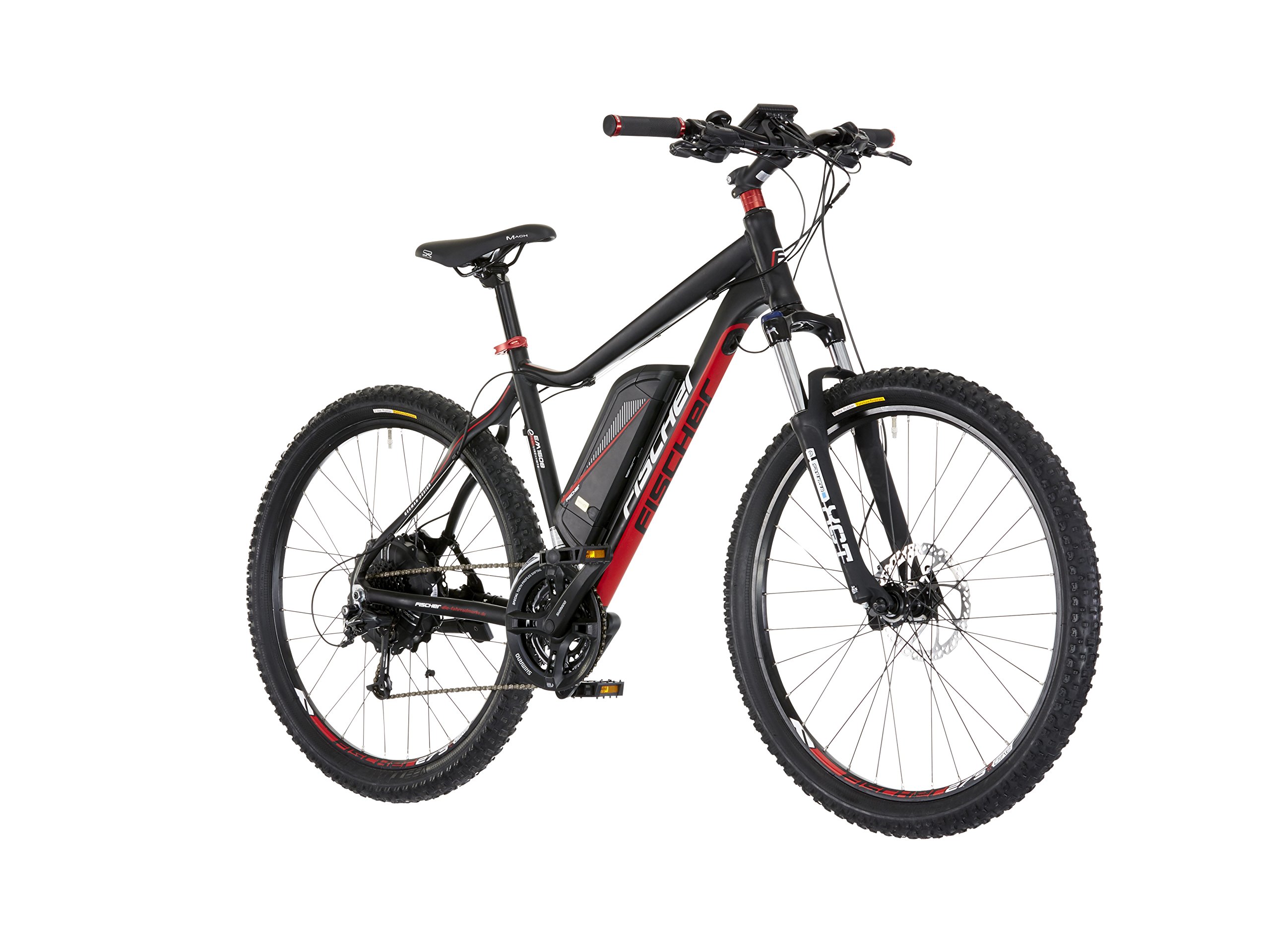 Fischer, mountainbike elettrica, modello EM 1608, 27,5 pollici, motore posteriore, cambio Shimano a 24 velocità Sport e tempo libero