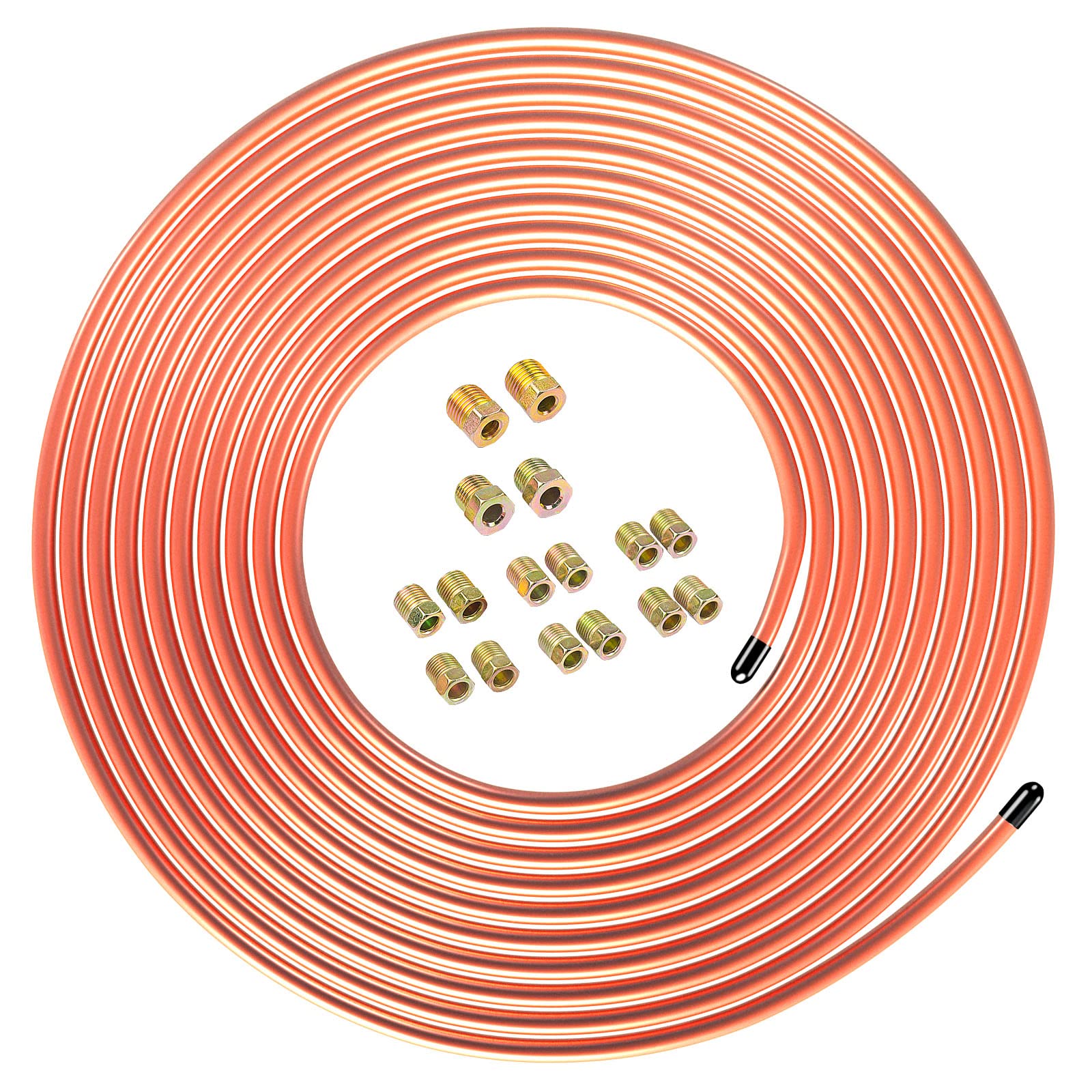 Buy MAHLER GATES Brake Line Replacement Tubing Kit 25 Feet 1/4 Inch