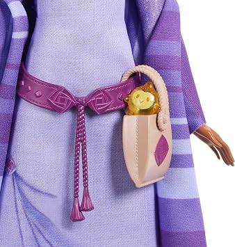 Disney Wish Asha of Rosas Adventure Pack Doll, Posable Fashion Doll with Removable Fashion, Animal Friends and Accessories, Toys Inspired by the Movie, HPX25