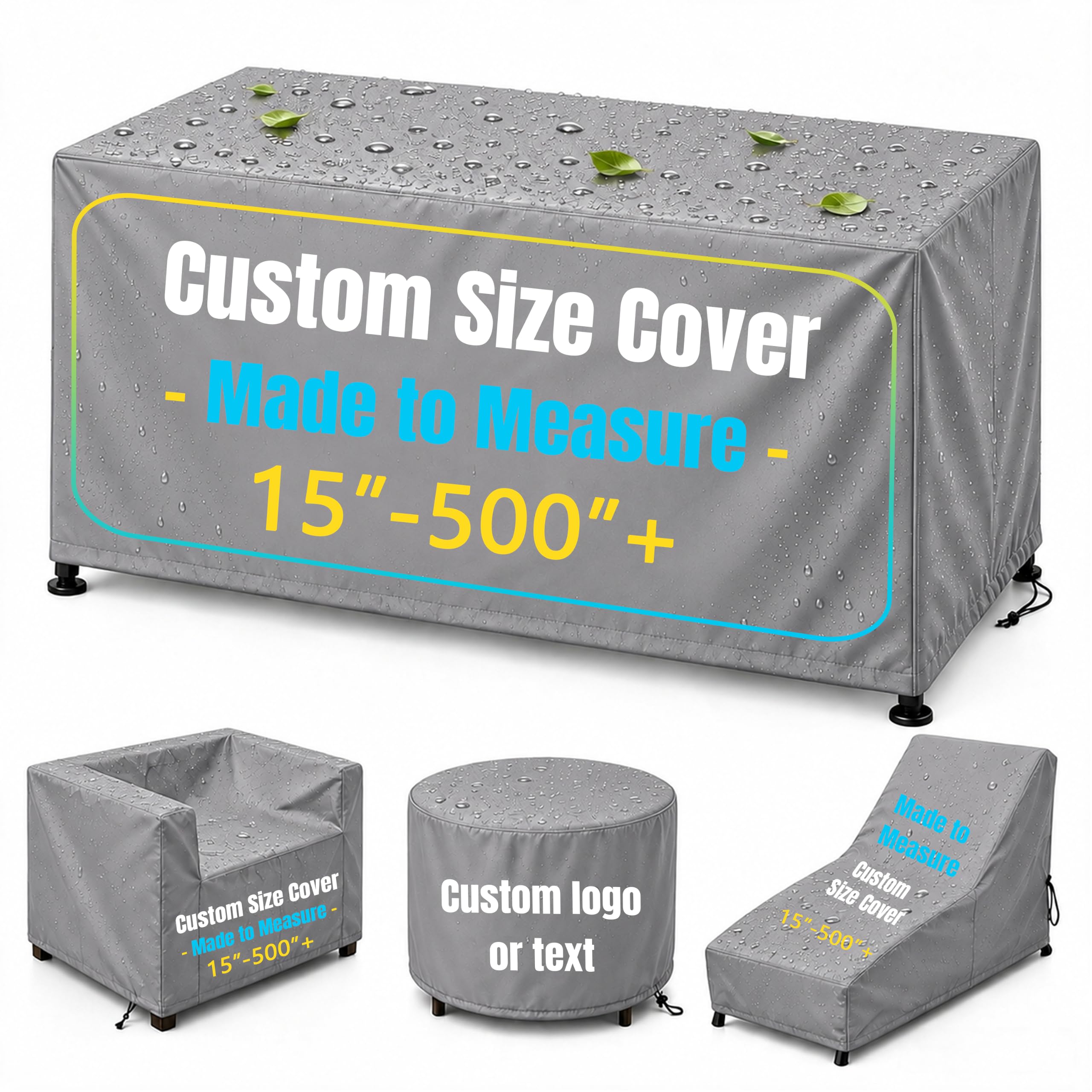 Custom Size Outdoor Furniture Covers, Waterproof Garden Furniture Covers