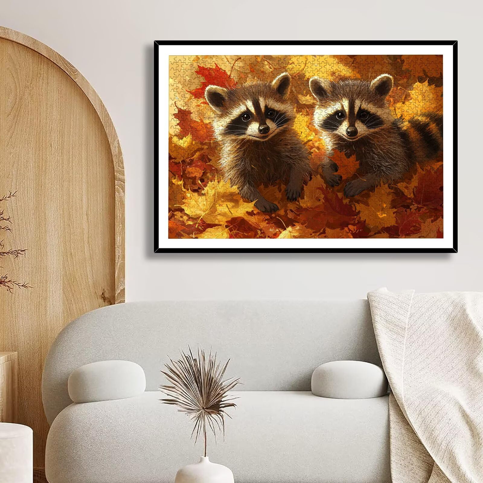 Puzzle 4000 Pezzi Autunno, Puzzle Animale 4000 Pezzi Arte per Adulti e Bambini, Misura: 141.5x87.5 cm, Puzzles Legno per Adulti con Squisita Scatola di Imballaggio, Regalo Donna, Regalo Uomo, -9189