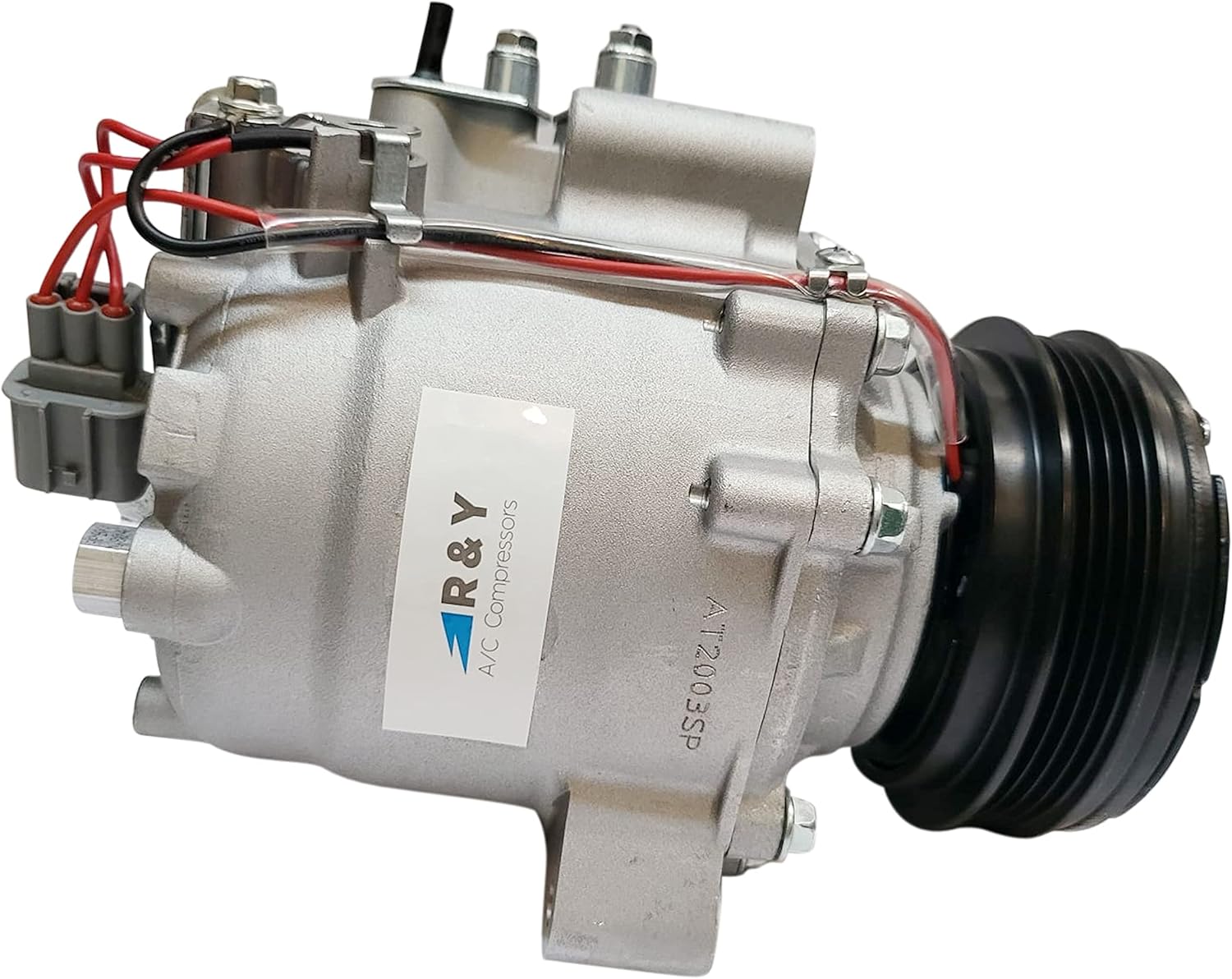 RYC New AC Compressor and A/C Clutch GH552-01 (Fits Honda Civic Hybrid 1.3L 2003, 2004, 2005)
