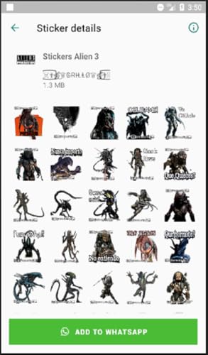 Stickers de Aliens