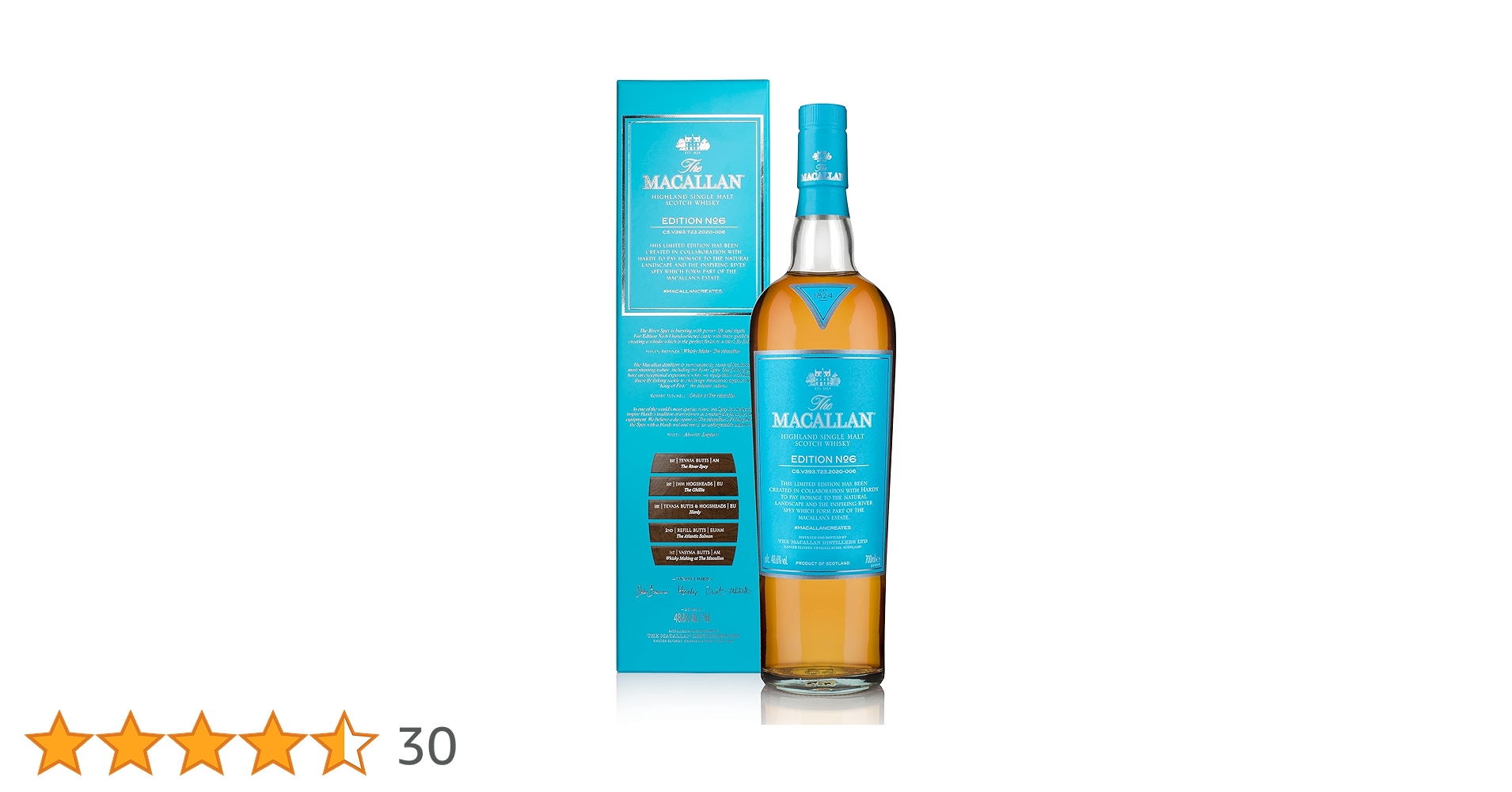 ザ・マッカラン エディション No.6 MACALLAN EDITION No6 Macallan No. 6 | Mash&Grape