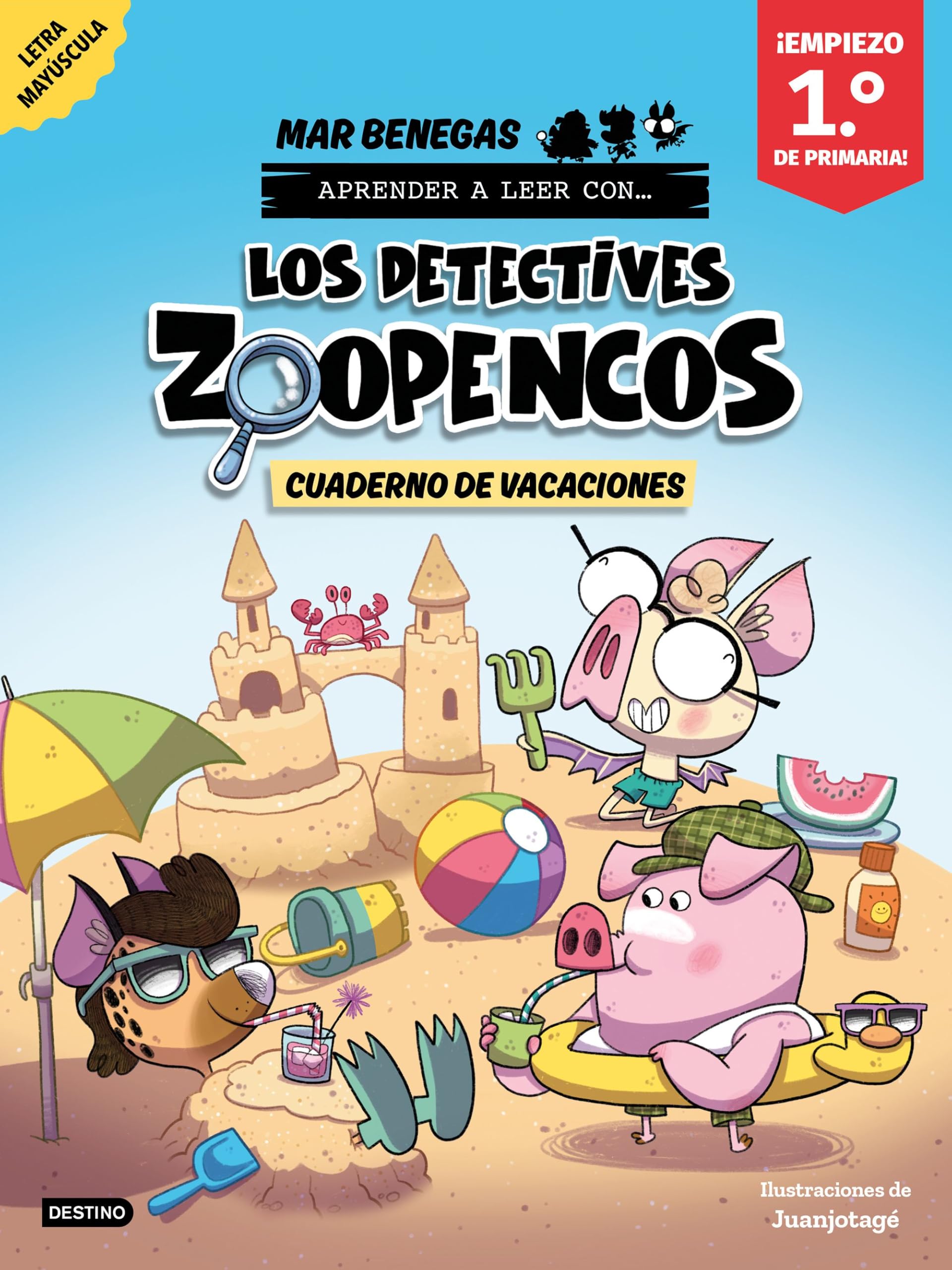 Los Detectives Zoopencos. Cuaderno de vacaciones. Empiezo 1.º de Primaria (Aprender a leer)