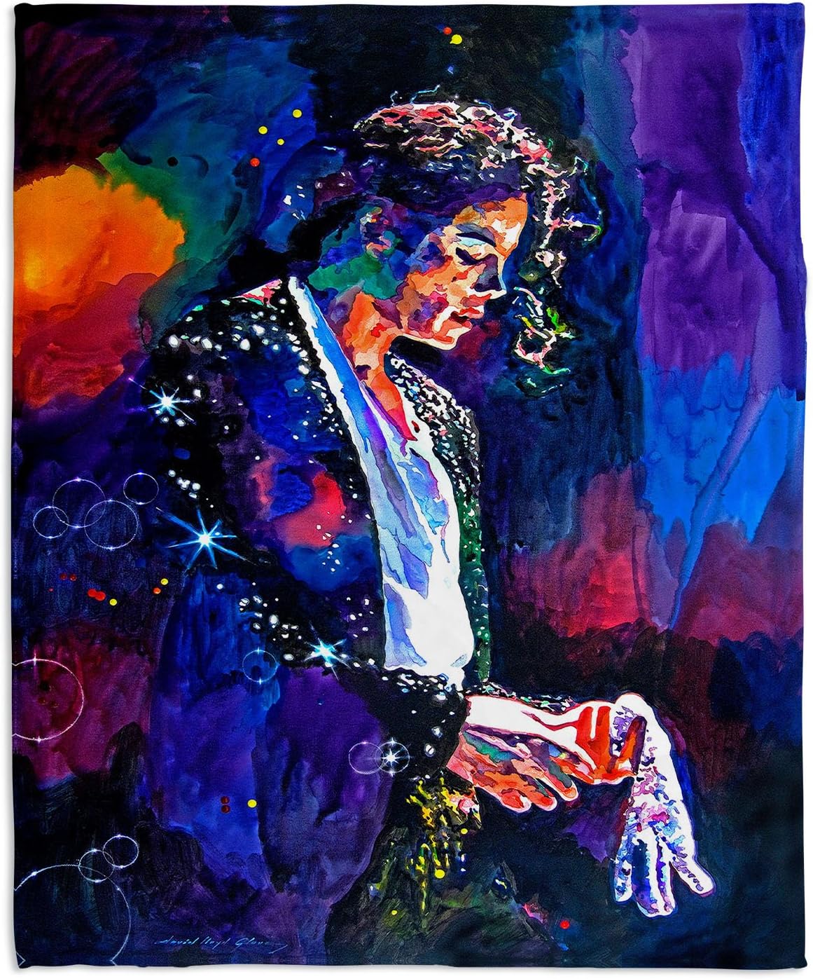 Fleece Blankets Soft Fuzzy 4 SIZES! DiaNoche - The Final Performance Michael Jackson - Toddler 40" x 30"