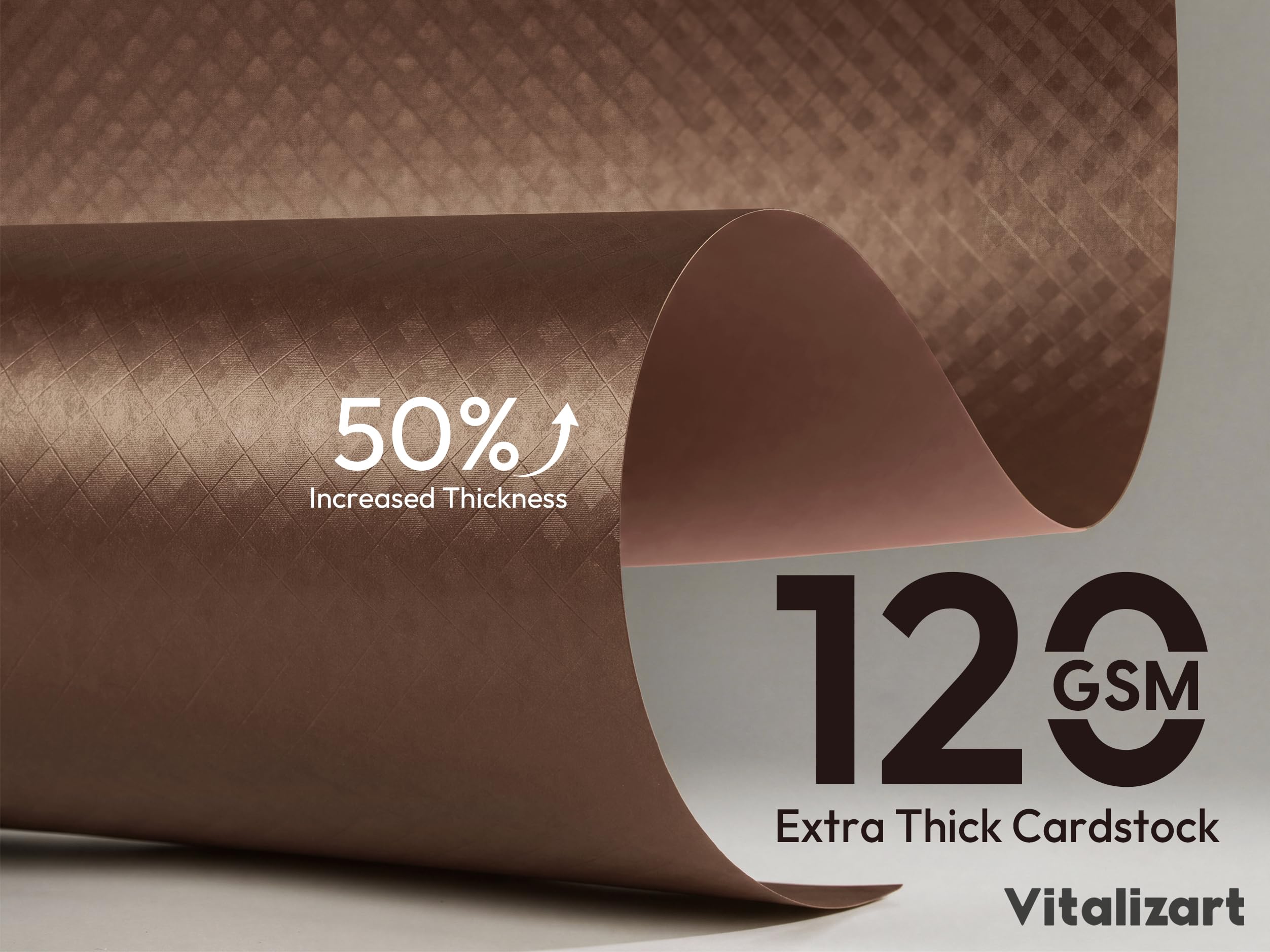 Vitalizart Lot de papier cadeau en treillis métallique marron 76 cm x 5 m avec ruban en organza blanc et étiquettes cadeaux, emballage cadeau pour Noël, anniversaire, fête prénatale, bouquets de