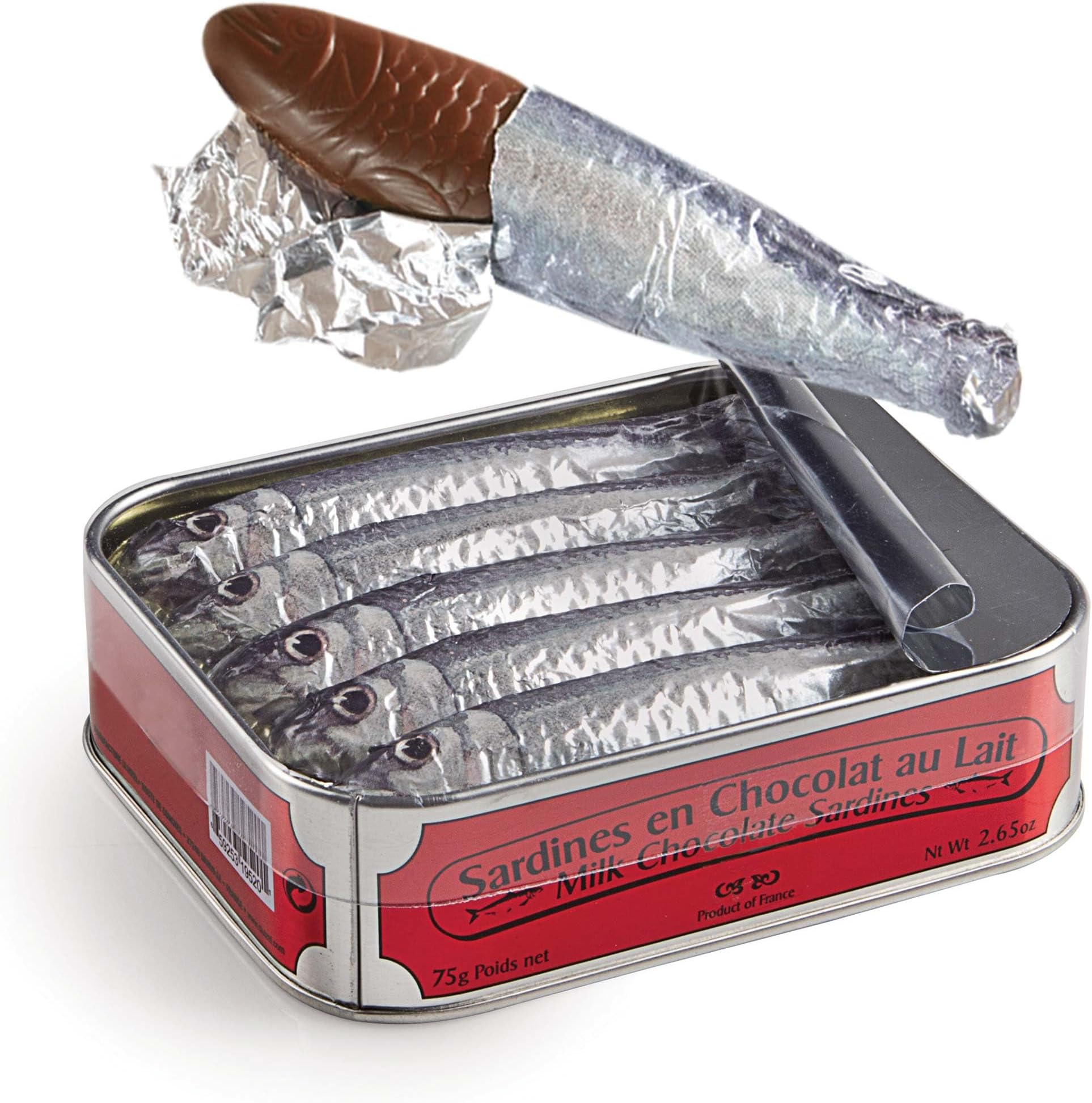Sardines en Chocolat au Lait - Milk Chocolate Sardines in a Gift Tin_AB