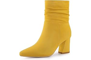 Luxurious Yellow Booties for Women: The Epitome of Style and Comfort