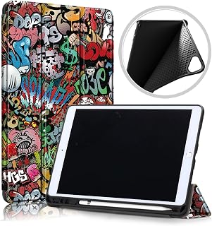 ProElite Smart Trifold Flip Case Cover for Apple iPad 10.2" 9th Gen (2021) 8th Gen/7th Gen with Pencil Holder, Soft Flexib... Price In India