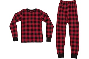 Adorable Red Buffalo Plaid Pajamas for Cozy Kids