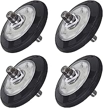 Nispira 4581EL2002C Dryer Drum Roller Assembly Compatible with LG Dryers Replace 4581EL2002A 4581EL2002B 4581EL2002D AP5688895 PS8260240, 4 Rollers