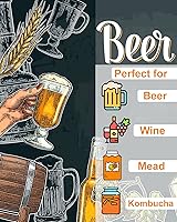 Vista 4 de Kit de Prueba de Hidrómetro, Hidrómetro Probador de Alcohol de Triple Escala para Vino, Cerveza, Kombucha y Aguamiel, Kit de Elaboración de Vino