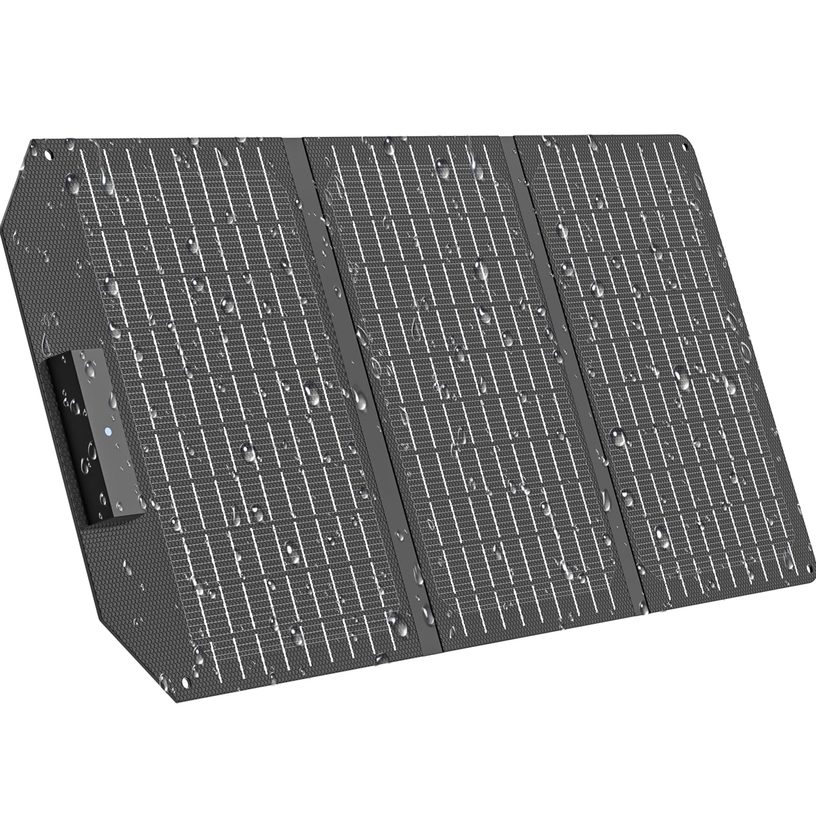 MARBERO 30W ポータブルソーラーパネル 30ワット 折りたたみ式ソーラーパネル ポータブル発電所 IP65用 防水 QC3.0 USB & DC出力(コネクタ10個) 24%高効率 アウトドア キャンプ 旅行 曇り