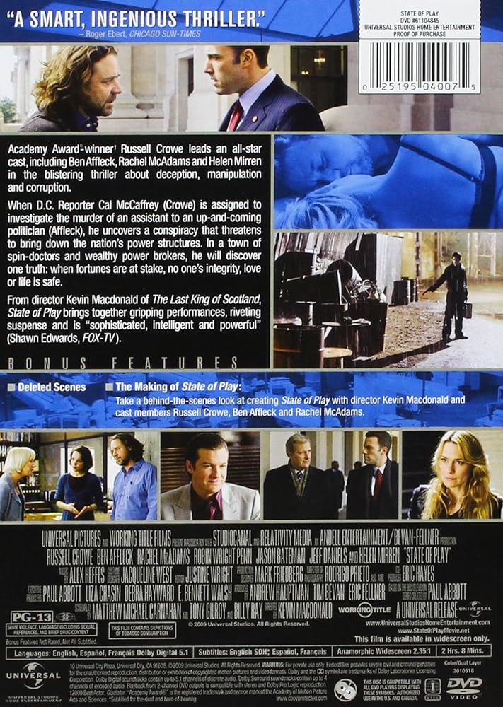 その他 State of Play [DVD] Amazon.co.jp: State of Play [DVD] : John Simm, David