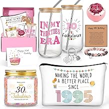 30th Birthday Gifts for Women Her, 30 Year Old Birthday Gift for Women, 1995 Birthday Gifts, Gift for Woman 30s, 30th Birthday Decorations for Her, 30 Fabulous Gifts